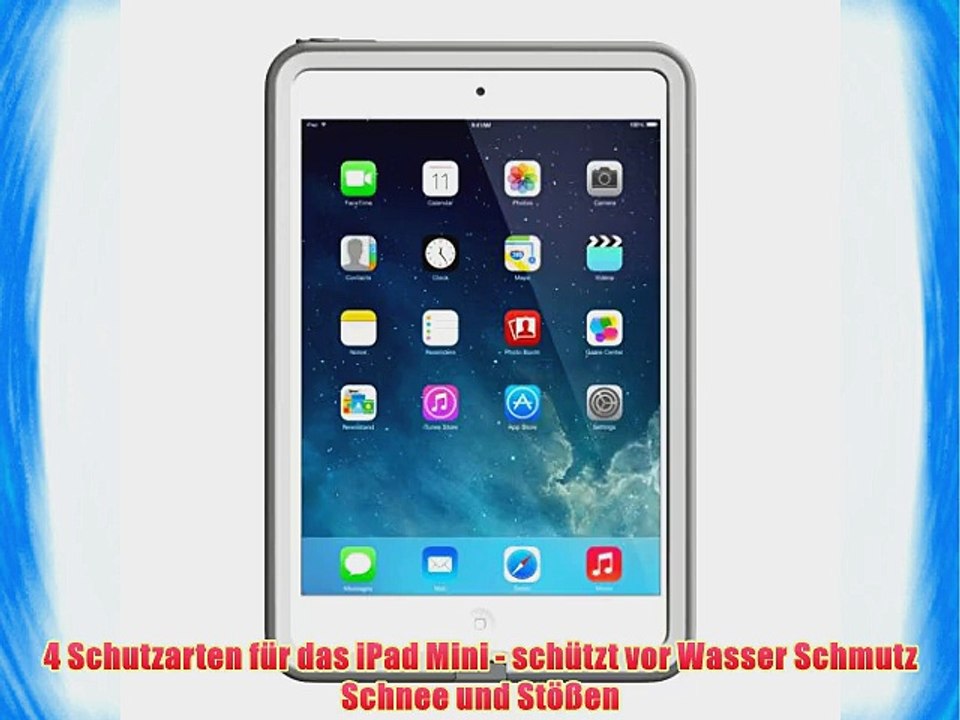LifeProof fre wasserdichte Schutzh?lle f?r Apple iPad Mini Retina wei?/grau
