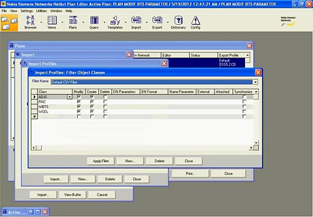 Nokia Siemens Networks NetAct Plan Editor Tutorial - video Dailymotion