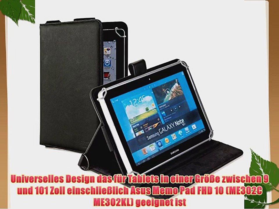 Cooper Cases(TM) Magic Carry Asus Memo Pad FHD 10 (ME302C ME302KL) Tablet Folioh?lle mit Schultergurt