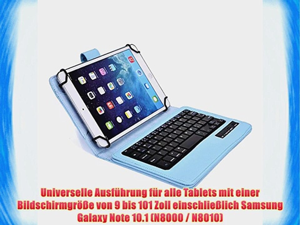 Cooper Cases(TM) Infinite Executive Samsung Galaxy Note 10.1 (N8000 / N8010) Universal Folio-Tastatur