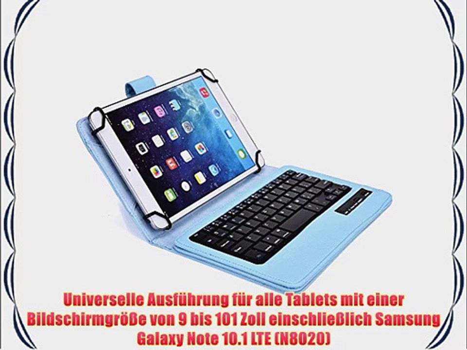 Cooper Cases(TM) Infinite Executive Samsung Galaxy Note 10.1 LTE (N8020) Universal Folio-Tastatur