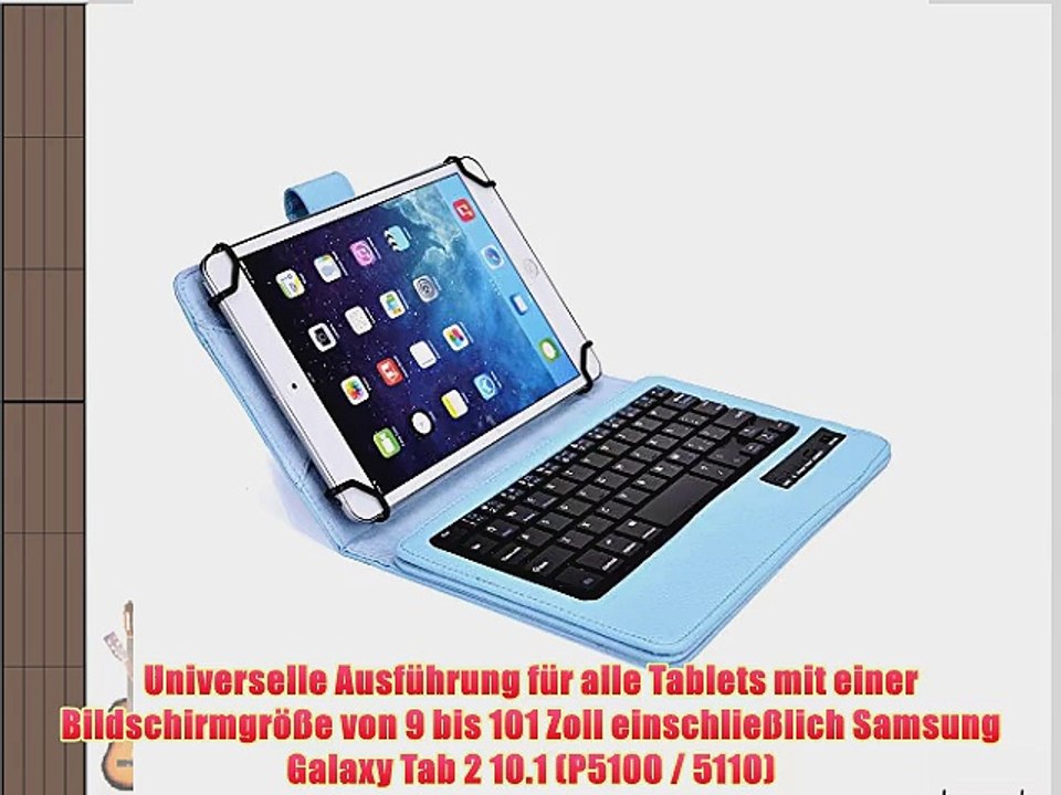 Cooper Cases(TM) Infinite Executive Samsung Galaxy Tab 2 10.1 (P5100 / 5110) Universal Folio-Tastatur