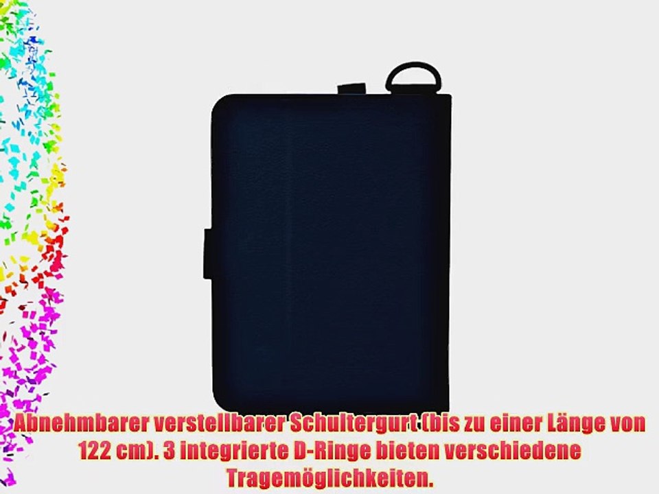 Cooper Cases(TM) Magic Carry Acer Iconia B1-720 Tablet Folioh?lle mit Schultergurt in Blau