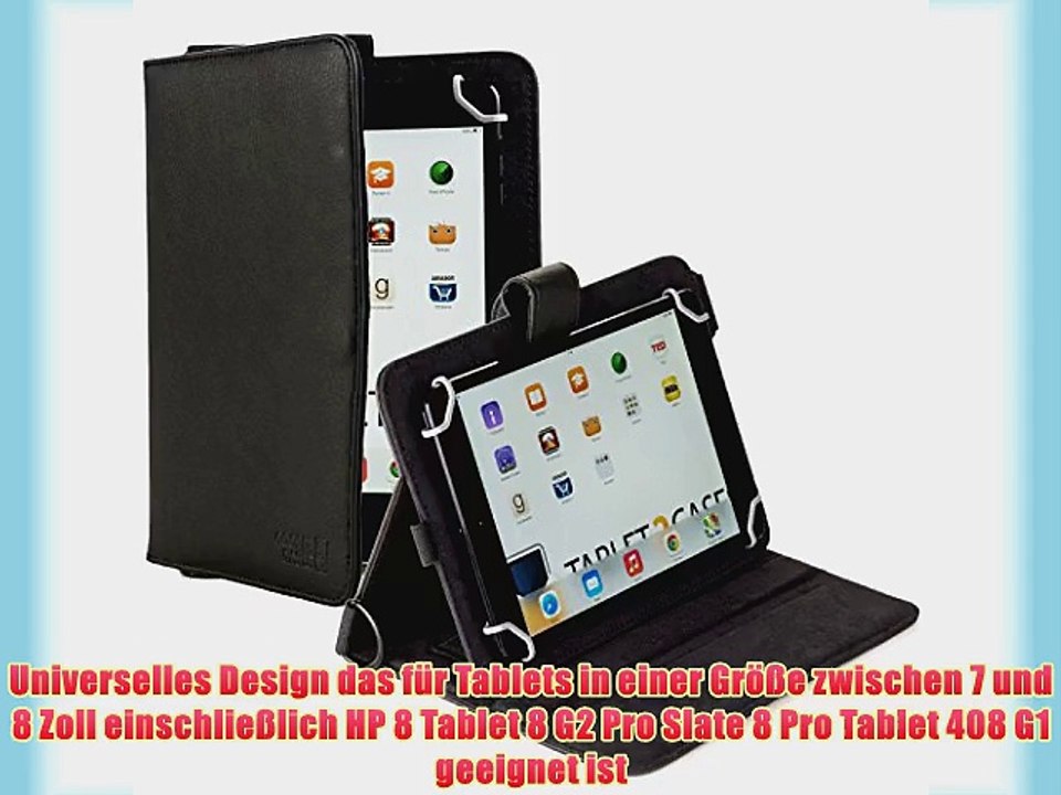 Cooper Cases(TM) Magic Carry HP 8 Tablet 8 G2 Pro Slate 8 Pro Tablet 408 G1 Tablet Folioh?lle