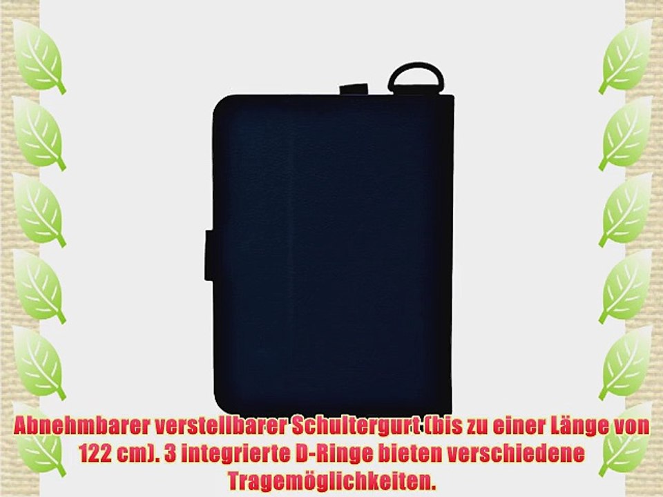 Cooper Cases(TM) Magic Carry Apple iPad Mini / Mini 2 / Mini 3 Tablet Folioh?lle mit Schultergurt