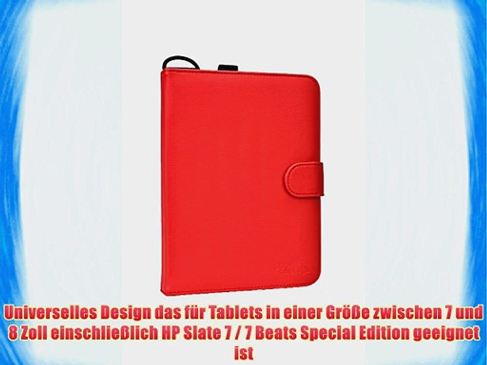 Cooper Cases(TM) Magic Carry HP Slate 7 / 7 Beats Special Edition Tablet Folioh?lle mit Schultergurt