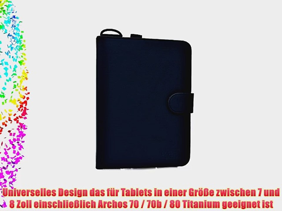 Cooper Cases(TM) Magic Carry Archos 70 / 70b / 80 Titanium Tablet Folioh?lle mit Schultergurt