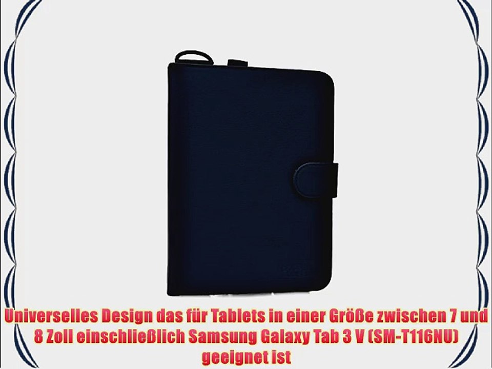 Cooper Cases(TM) Magic Carry Samsung Galaxy Tab 3 V (SM-T116NU) Tablet Folioh?lle mit Schultergurt