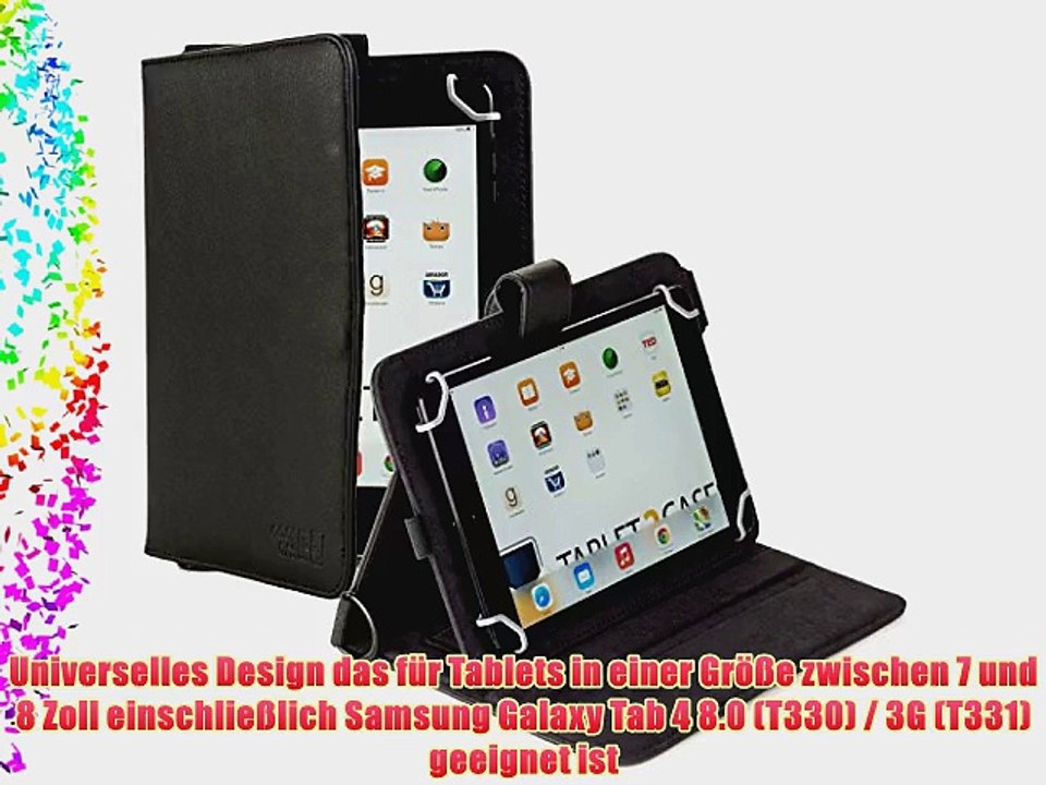 Cooper Cases(TM) Magic Carry Samsung Galaxy Tab 4 8.0 (T330) / 3G (T331) Tablet Folioh?lle