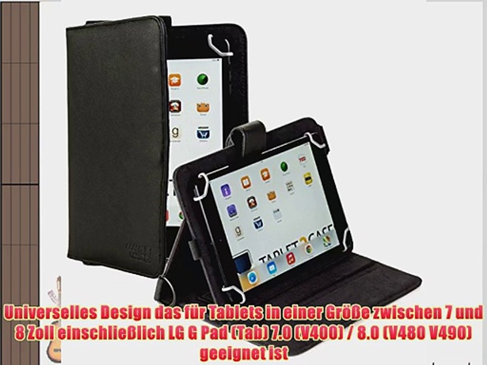Cooper Cases(TM) Magic Carry LG G Pad (Tab) 7.0 (V400) / 8.0 (V480 V490) Tablet Folioh?lle