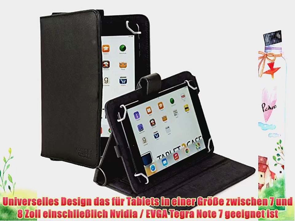 Cooper Cases(TM) Magic Carry Nvidia / EVGA Tegra Note 7 Tablet Folioh?lle mit Schultergurt