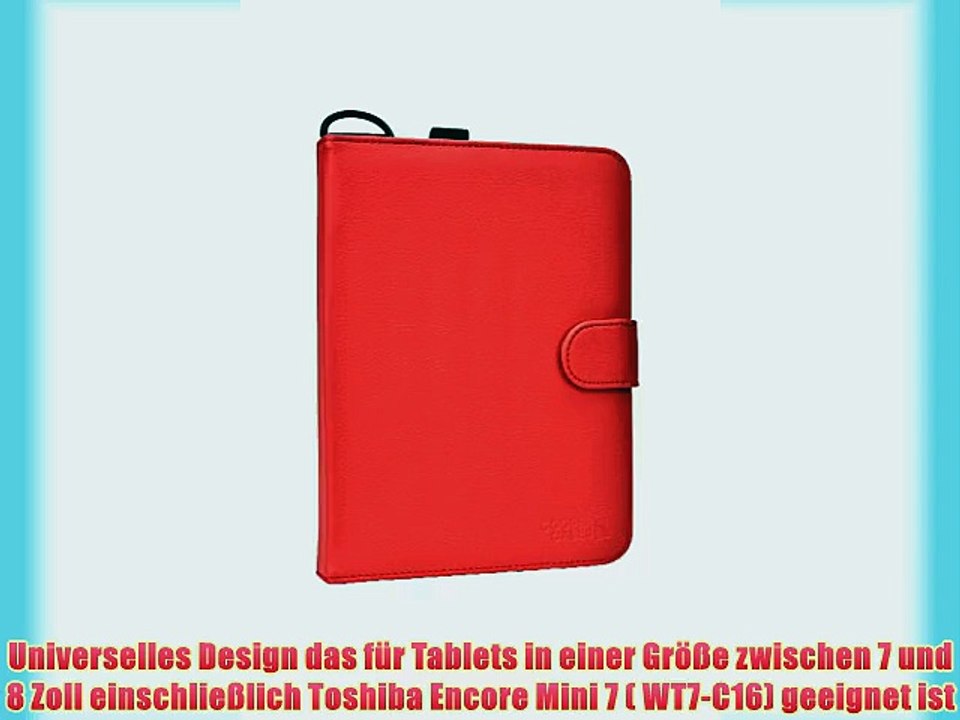 Cooper Cases(TM) Magic Carry Toshiba Encore Mini 7 ( WT7-C16) Tablet Folioh?lle mit Schultergurt