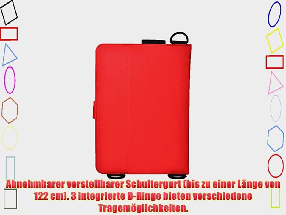 Cooper Cases(TM) Magic Carry Samsung Ativ Tab 3 (XE300TZC) Tablet Folioh?lle mit Schultergurt