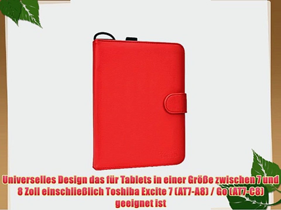 Cooper Cases(TM) Magic Carry Toshiba Excite 7 (AT7-A8) / Go (AT7-C8) Tablet Folioh?lle mit