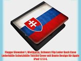Flagge Slowakei 1 Weltkarte Schwarz Flip Leder Back Case Lederh?lle Schutzh?lle Tasche Cover