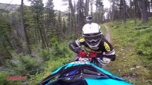 Ride to the Sky - Montana Mtns: Helmet Cam