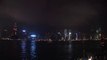 Earth Hour 2012 - Panorama view of Hong Kong Island from Tsim Sha Tsui