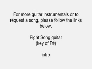 Fight Song by Rachel Platten acoustic guitar instrumental cover with lyrics karaoke backing track