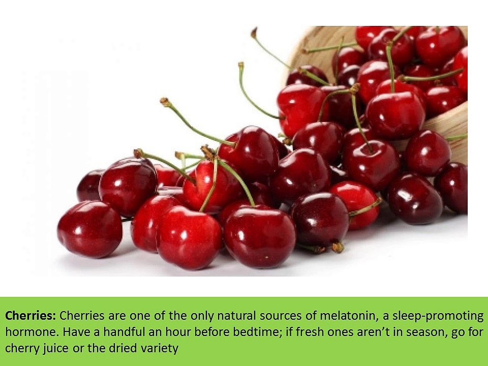 Fruits and Vegetables to Help You Sleep