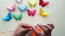 Paper BUTTERFLIES (very EASY) - Innova Crafts