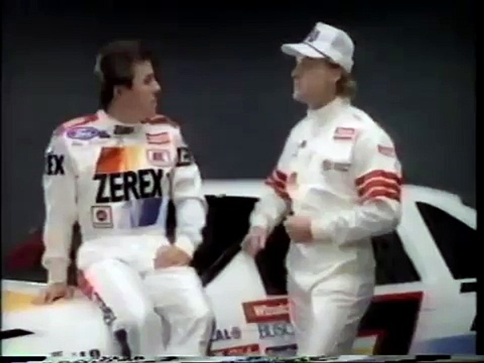 Rusty Wallace & Alan Kulwicki Zerex Commercial, 1989