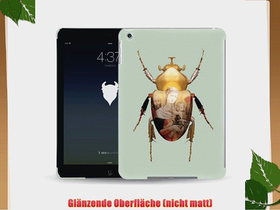 MediaDevil Grafikcase Apple iPad Air 1 H?lle: Ultra Slim Edition - Scarab Madonna and Child