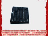 Navitech schwarzes Schlankes Wireless Bluetooth 3.0 Android Keyboard f?r das Asus Memo Pad