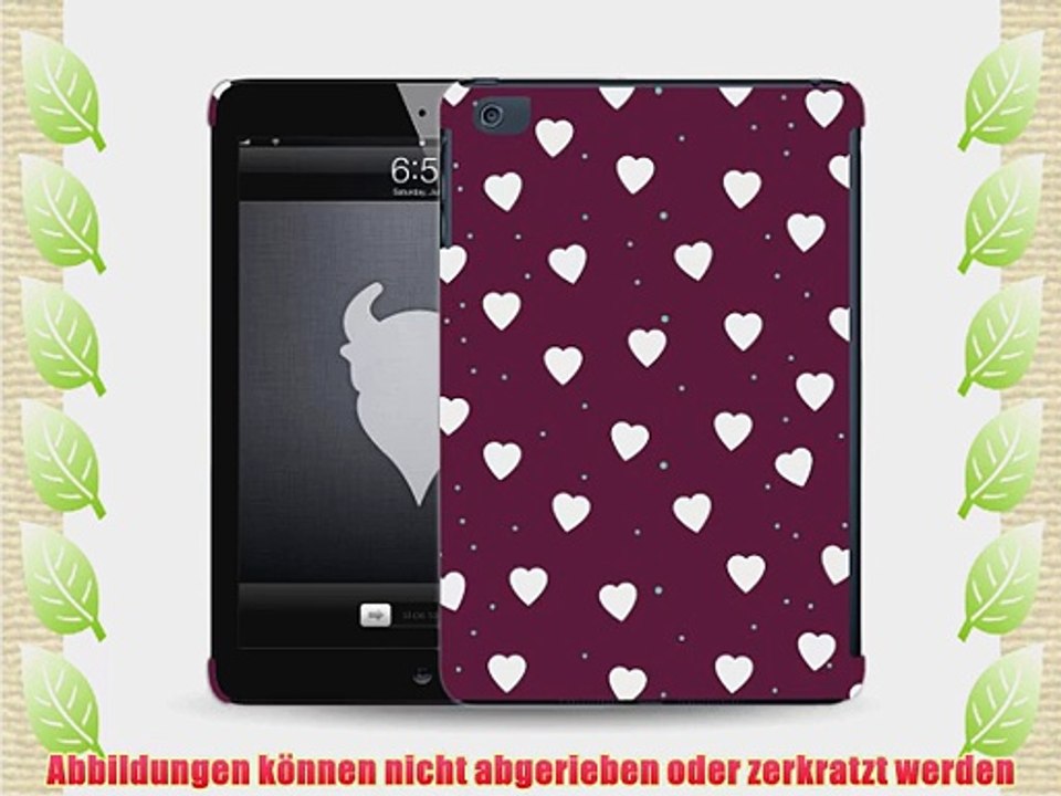 MediaDevil Grafikcase Apple iPad Mini 1 / 2 (Retina) H?lle: Ultra Slim Edition - Confetti Hearts
