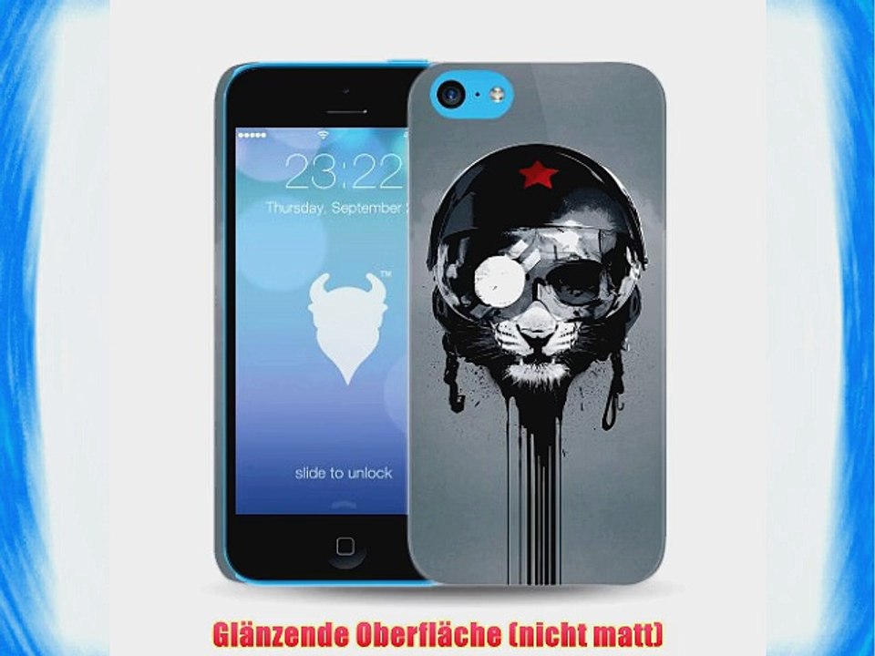 MediaDevil Grafikcase Apple iPhone 5C H?lle: Ultra Slim Edition - Eye of the Tiger (Variant)