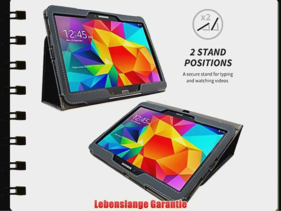 Snugg? Galaxy Tab 4 10.1 Zoll H?lle (Gris) - Smart Case mit lebenslanger Garantie