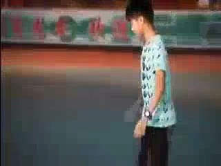 Japanese boy skating