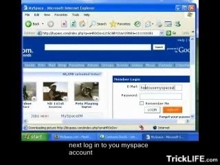 How to access myspace from school
