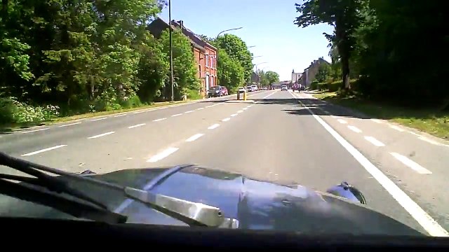 CITROEN 2cv or deux chevaux on the road in Belgium