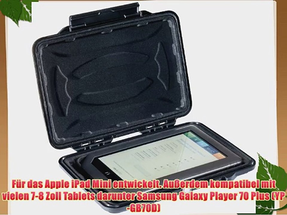 Pelican 1055CC HardBack Robuste H?lle f?r Samsung Galaxy Player 70 Plus (YP-GB70D) (Bruchfestes