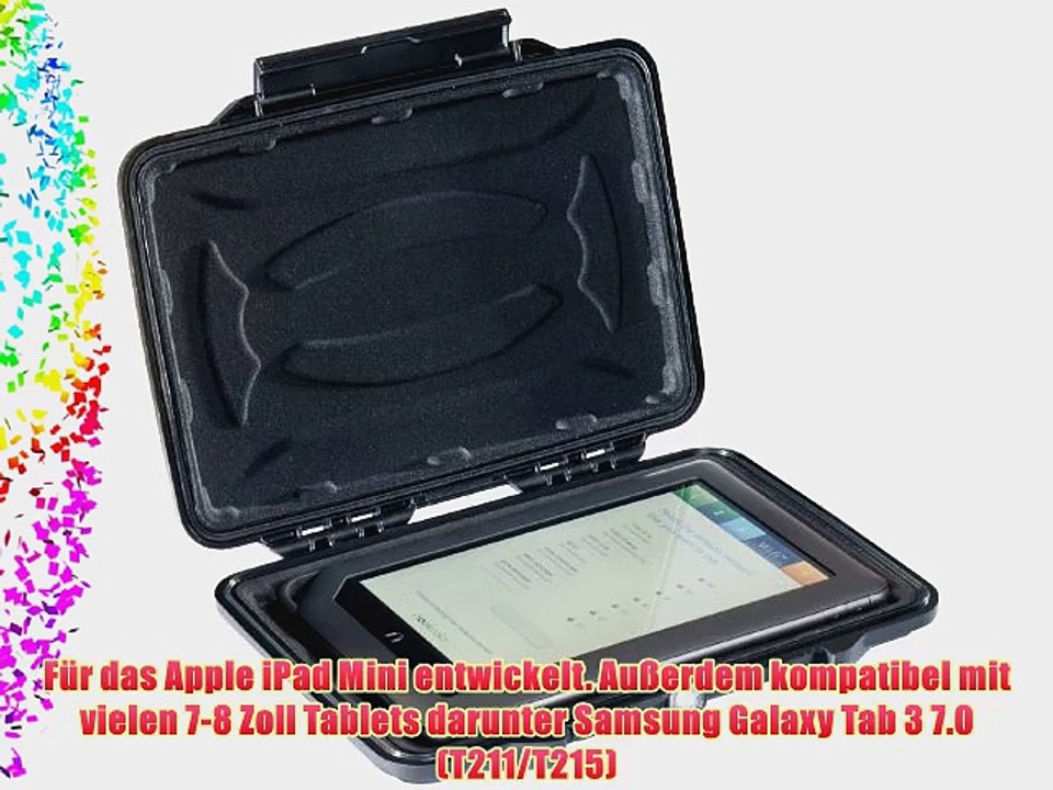 Pelican 1055CC HardBack Robuste H?lle f?r Samsung Galaxy Tab 3 7.0 (T211/T215) (Bruchfestes