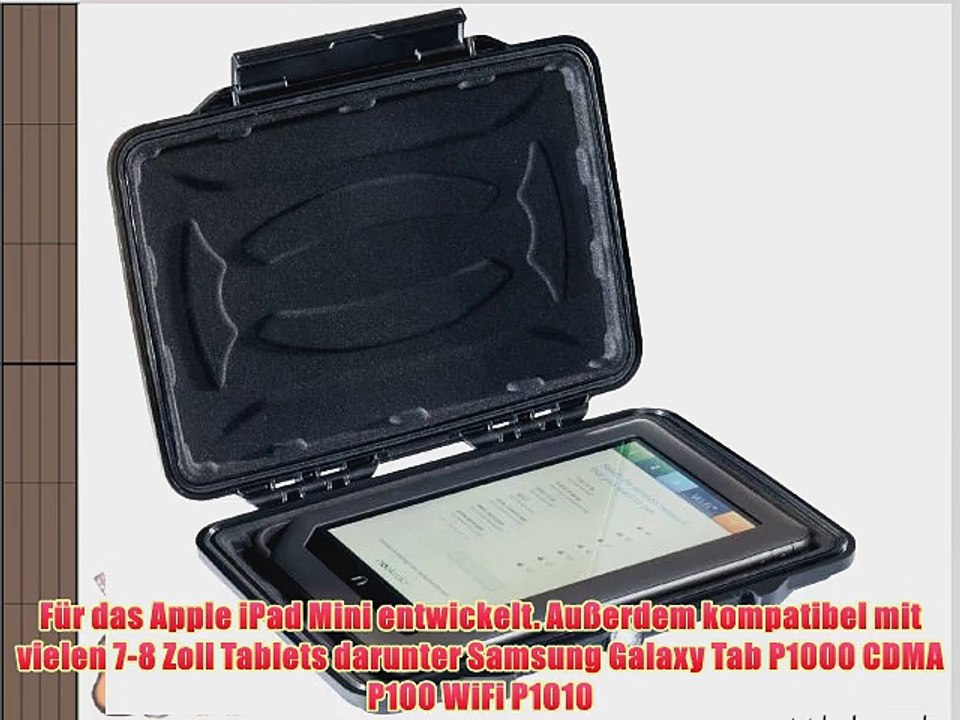 Pelican 1055CC HardBack Robuste H?lle f?r Samsung Galaxy Tab P1000 CDMA P100 WiFi P1010 (Bruchfestes