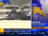 US Airways Flight 1549 lands into the Hudson River 1-15-2009 LIVE CTV News