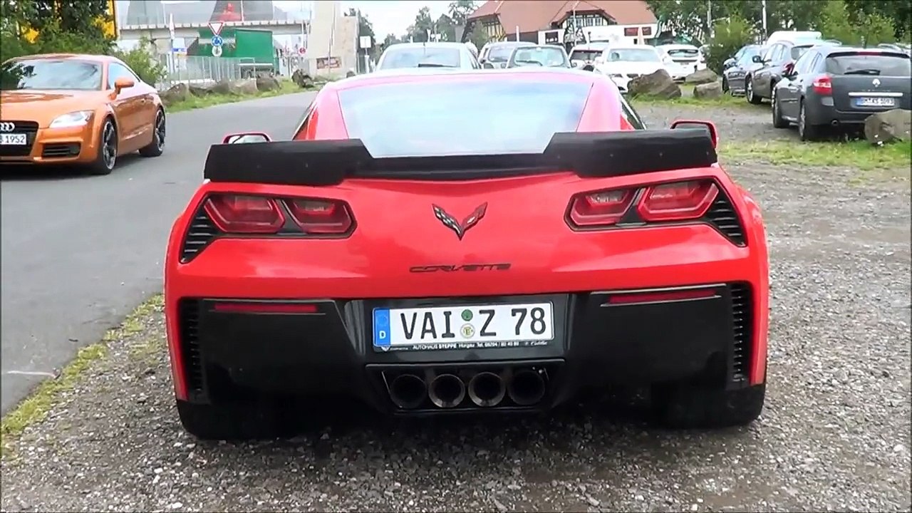 Corvette C7 Z06 at the Nürburgring! Start-up, Sound..