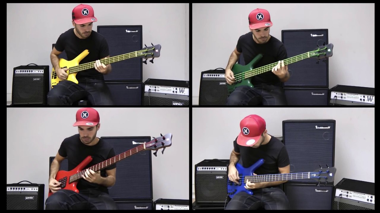 Miki Santamaria - Chromatic Groove [Bass  Warwick Corvette $$ Special Edition Neon]