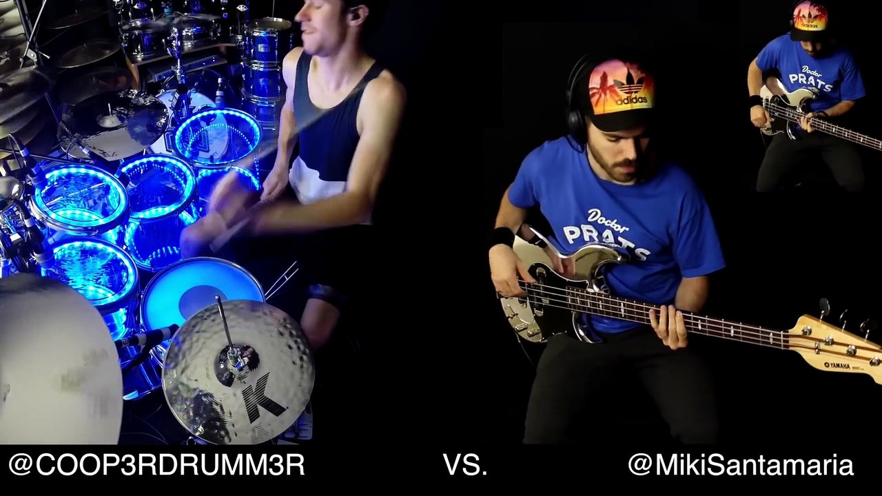Miki Santamaria & Casey Cooper - BASS & DRUMS BATTLE