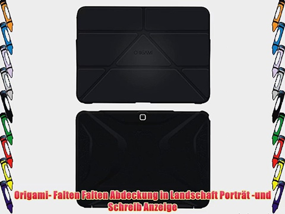 rooCASE Samsung Galaxy Tab 4 10.1 Ultra Slim Case H?lle - Horizontal Vertikal St?nderfunktion