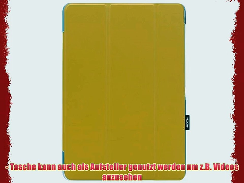 Rock Buchdesign Tasche Elegant Serie Kompatibel f?r zu Samsung Galaxy Note Pro 12.2 SM-P900