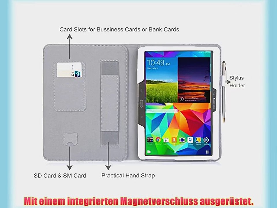 Samsung Galaxy Tabs 10.5Zoll H?lle Tasche Fyy hochwertige umweltfreundliche KunstlederH?lle