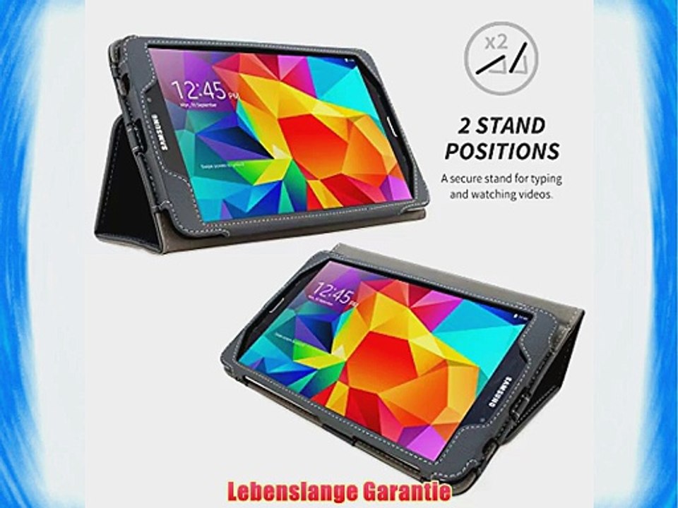 Snugg? Galaxy Tab 4 8 Zoll H?lle (Gris) - Smart Case mit lebenslanger Garantie