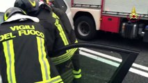 Varese - Incidente stradale,soccorso i feriti (03.08.15)