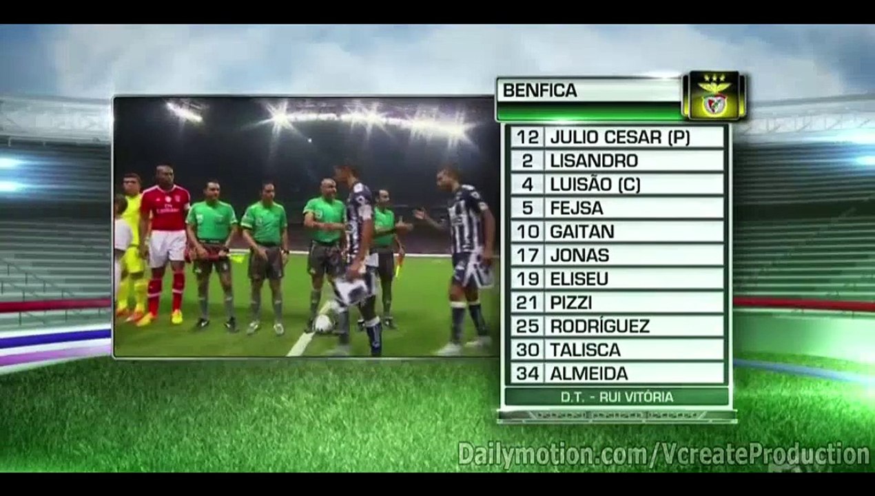 All Goals and Highlights HD - C.F. MONTERREY 3-0 SL Benfica - Copa Eusebio 02.08.2015