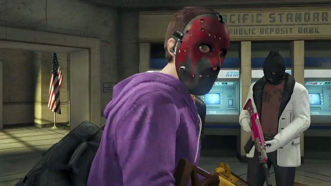 GTA 5 Funny Moments Episode 23- We Suck, Fails, And More(The Pacific Standard Job Heist Part 3)