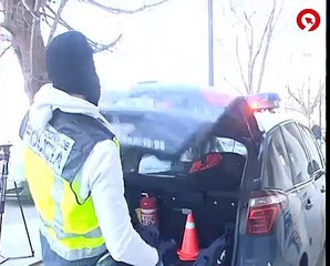 Luka Bojović slao poljupce u kameru dok su ga hapsili