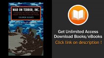 [Download PDF] War on Terror Inc Corporate Profiteering from the Politics of Fear