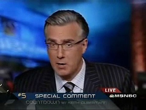 Keith Olbermann to Bush: Have you no sense of decency?